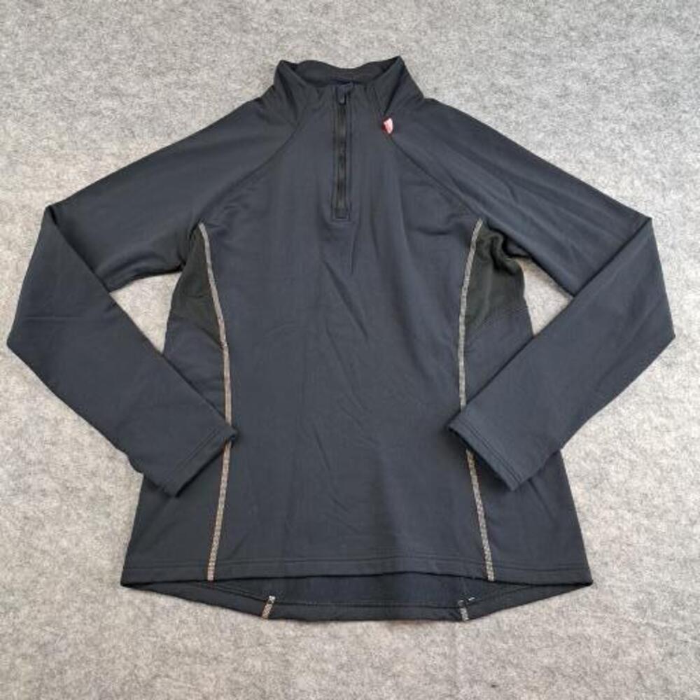 Sweaty Betty Jacket Womens Small Black Stretch 1/4 Zip Jacket Top Running Yoga